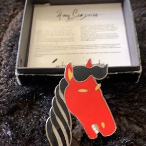 Amy Cordova Enamel Horse Pin